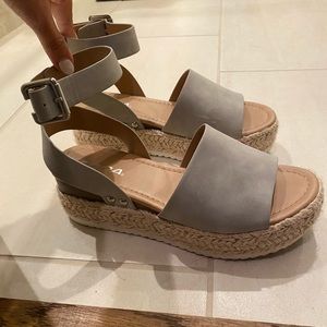 SODA espadrille platform sandals